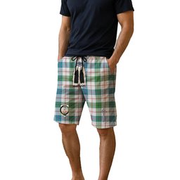 ScotsTee Shop Scottish Guthrie Dress Ancient Clan Crest Men's Highland Kilt Sporran Tartan Shorts