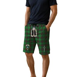 ScotsTee Shop Scottish Ged Clan Crest Men's Highland Kilt Sporran Tartan Shorts