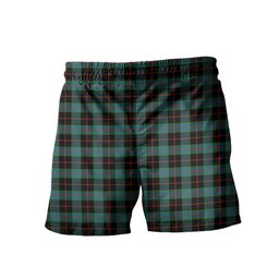 ScotsTee Shop Scottish Nairn Ancient Clan Crest Men's Highland Kilt Sporran Tartan Shorts