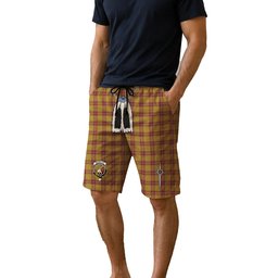 ScotsTee Shop Scottish MacMillan Dress Clan Crest Men's Highland Kilt Sporran Tartan Shorts
