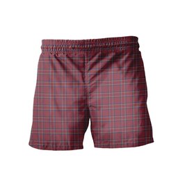 ScotsTee Shop Scottish Burnett Hunting Modern Clan Crest Men's Highland Kilt Sporran Tartan Shorts
