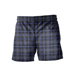 ScotsTee Shop Scottish Clark (Lion) Clan Crest Men's Highland Kilt Sporran Tartan Shorts