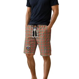 ScotsTee Shop Scottish Bruce Ancient Clan Crest Men's Highland Kilt Sporran Tartan Shorts