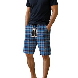 ScotsTee Shop Scottish Strathclyde Men's Highland Kilt Sporran Tartan Shorts