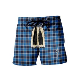 ScotsTee Shop Scottish Strathclyde Men's Highland Kilt Sporran Tartan Shorts
