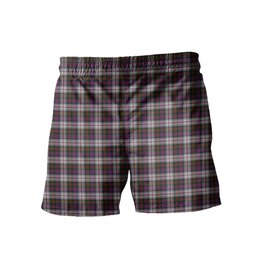 ScotsTee Shop Scottish MacDonald Dress Modern Clan Crest Men's Highland Kilt Sporran Tartan Shorts