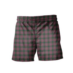ScotsTee Shop Scottish McFarland Hunting Modern Men's Highland Kilt Sporran Tartan Shorts