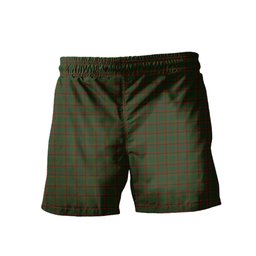 ScotsTee Shop Scottish MacNachten Hunting Clan Crest Men's Highland Kilt Sporran Tartan Shorts