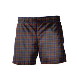 ScotsTee Shop Scottish MacBeth Clan Crest Men's Highland Kilt Sporran Tartan Shorts