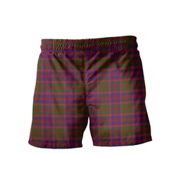 ScotsTee Shop Scottish MacColl Hunting Clan Crest Men's Highland Kilt Sporran Tartan Shorts