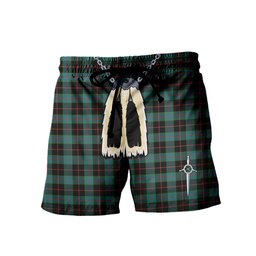 ScotsTee Shop Scottish Nairn Ancient Men's Highland Kilt Sporran Tartan Shorts