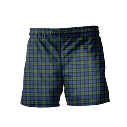 ScotsTee Shop Scottish Fletcher Ancient Clan Crest Men's Highland Kilt Sporran Tartan Shorts
