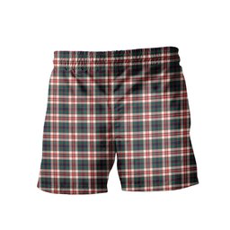 ScotsTee Shop Scottish Robertson Dress Modern Clan Crest Men's Highland Kilt Sporran Tartan Shorts