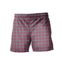 ScotsTee Shop Scottish Crawford Ancient Clan Crest Men's Highland Kilt Sporran Tartan Shorts