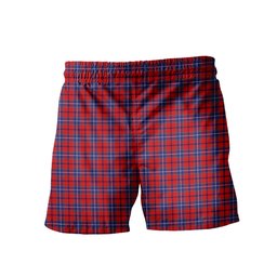 ScotsTee Shop Scottish Wishart Men's Highland Kilt Sporran Tartan Shorts