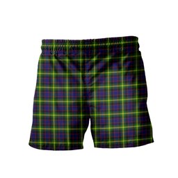 ScotsTee Shop Scottish Watson Modern Men's Highland Kilt Sporran Tartan Shorts