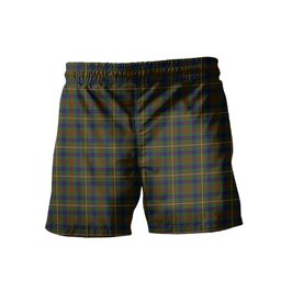 ScotsTee Shop Scottish Fraser Hunting Clan Crest Men's Highland Kilt Sporran Tartan Shorts