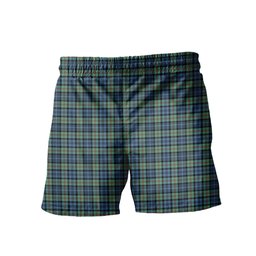 ScotsTee Shop Scottish MacKinlay Ancient Clan Crest Men's Highland Kilt Sporran Tartan Shorts