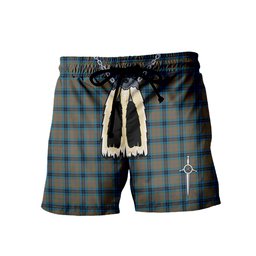 ScotsTee Shop Scottish Thomson Hunting Ancient Men's Highland Kilt Sporran Tartan Shorts