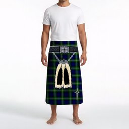 ScotsTee Shop Scottish Bannerman Clan Highland Kilt Sporran Tartan Beach Towel