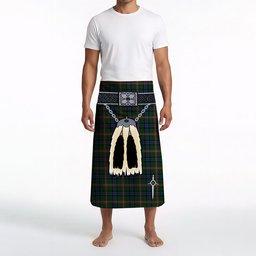 ScotsTee Shop Scottish Allison Clan Highland Kilt Sporran Tartan Beach Towel