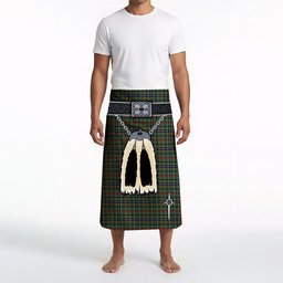 ScotsTee Shop Scottish Bisset Clan Highland Kilt Sporran Tartan Beach Towel