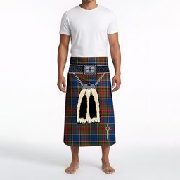ScotsTee Shop Scottish Beattie (Beatty) Modern Clan Highland Kilt Sporran Tartan Beach Towel