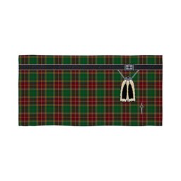 ScotsTee Shop Scottish Baxter Clan Highland Kilt Sporran Tartan Beach Towel