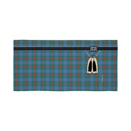ScotsTee Shop Scottish Agnew Ancient Clan Highland Kilt Sporran Tartan Beach Towel