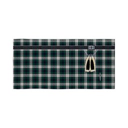 ScotsTee Shop Scottish Black Watch Dress Modern Clan Highland Kilt Sporran Tartan Beach Towel