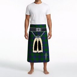 ScotsTee Shop Scottish Barclay Clan Highland Kilt Sporran Tartan Beach Towel