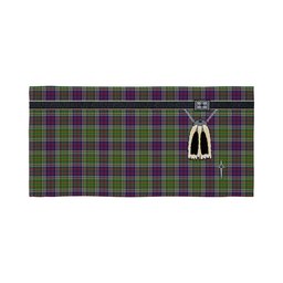 ScotsTee Shop Scottish Bowie Modern Clan Highland Kilt Sporran Tartan Beach Towel