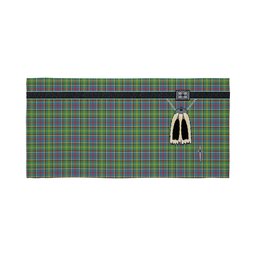 ScotsTee Shop Scottish Ayrshire District Clan Highland Kilt Sporran Tartan Beach Towel
