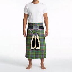 ScotsTee Shop Scottish Ayrshire District Clan Highland Kilt Sporran Tartan Beach Towel