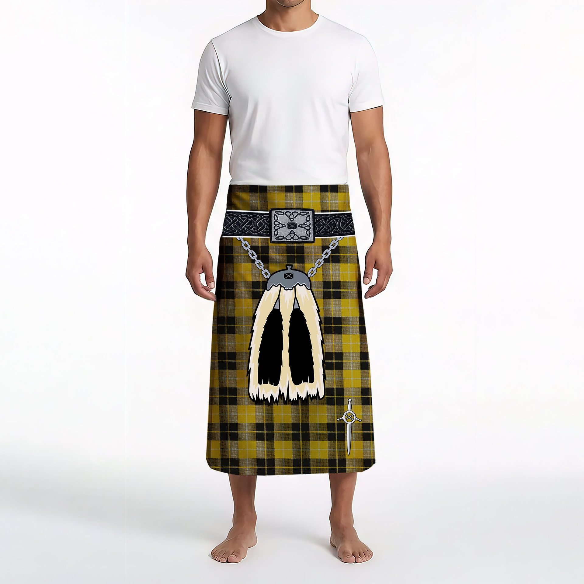 ScotsTee Shop Scottish Barclay Dress Clan Highland Kilt Sporran Tartan Beach Towel