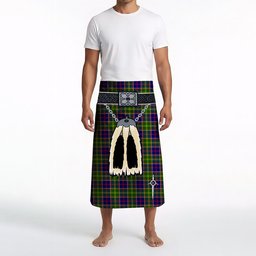 ScotsTee Shop Scottish Arnott Clan Highland Kilt Sporran Tartan Beach Towel