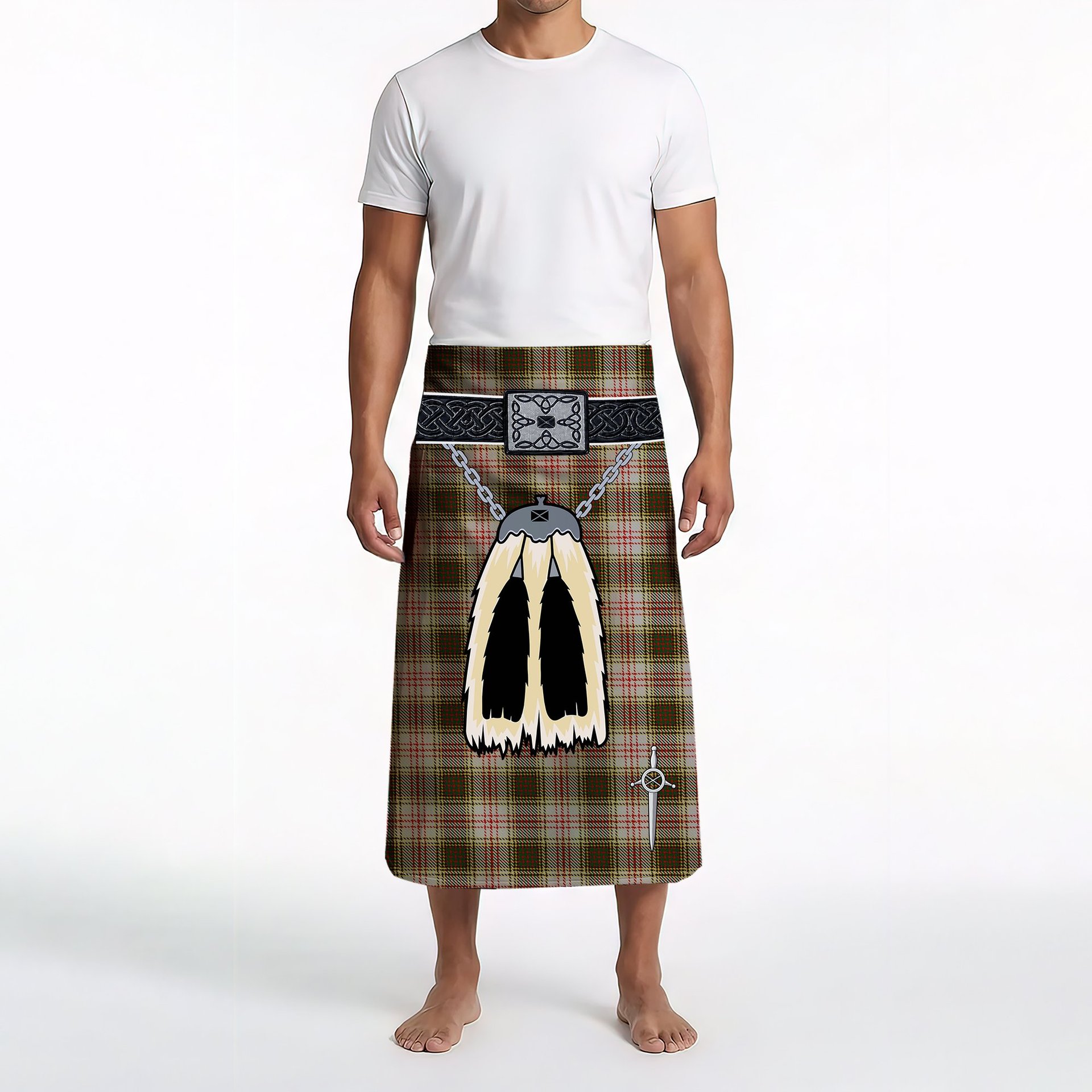 ScotsTee Shop Scottish Anderson Dress Clan Highland Kilt Sporran Tartan Beach Towel