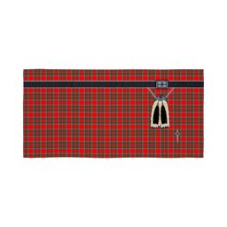 ScotsTee Shop Scottish Binning Clan Highland Kilt Sporran Tartan Beach Towel