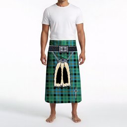 ScotsTee Shop Scottish Calder Ancient Clan Highland Kilt Sporran Tartan Beach Towel
