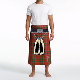 ScotsTee Shop Scottish Dalziel Ancient Clan Highland Kilt Sporran Tartan Beach Towel