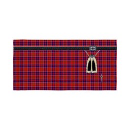 ScotsTee Shop Scottish Cameron of Lochiel Modern Clan Highland Kilt Sporran Tartan Beach Towel