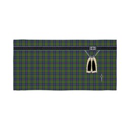 ScotsTee Shop Scottish Cameron of Lochiel Hunting Clan Highland Kilt Sporran Tartan Beach Towel