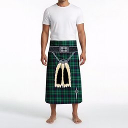 ScotsTee Shop Scottish Duncan Modern Clan Clan Highland Kilt Sporran Tartan Beach Towel