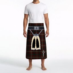 ScotsTee Shop Scottish Clifford Clan Highland Kilt Sporran Tartan Beach Towel