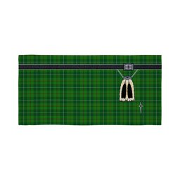 ScotsTee Shop Scottish Clephan Clan Highland Kilt Sporran Tartan Beach Towel
