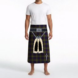 ScotsTee Shop Scottish Clelland SC Clan Highland Kilt Sporran Tartan Beach Towel