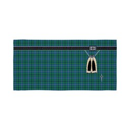 ScotsTee Shop Scottish Douglas Ancient Clan Highland Kilt Sporran Tartan Beach Towel