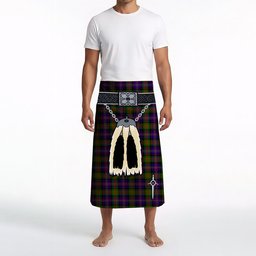 ScotsTee Shop Scottish Cameron of Erracht Modern Clan Highland Kilt Sporran Tartan Beach Towel