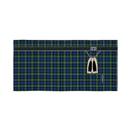 ScotsTee Shop Scottish Campbell Argyll Ancient Clan Highland Kilt Sporran Tartan Beach Towel