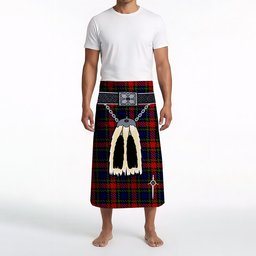 ScotsTee Shop Scottish Clarke Red Clan Highland Kilt Sporran Tartan Beach Towel